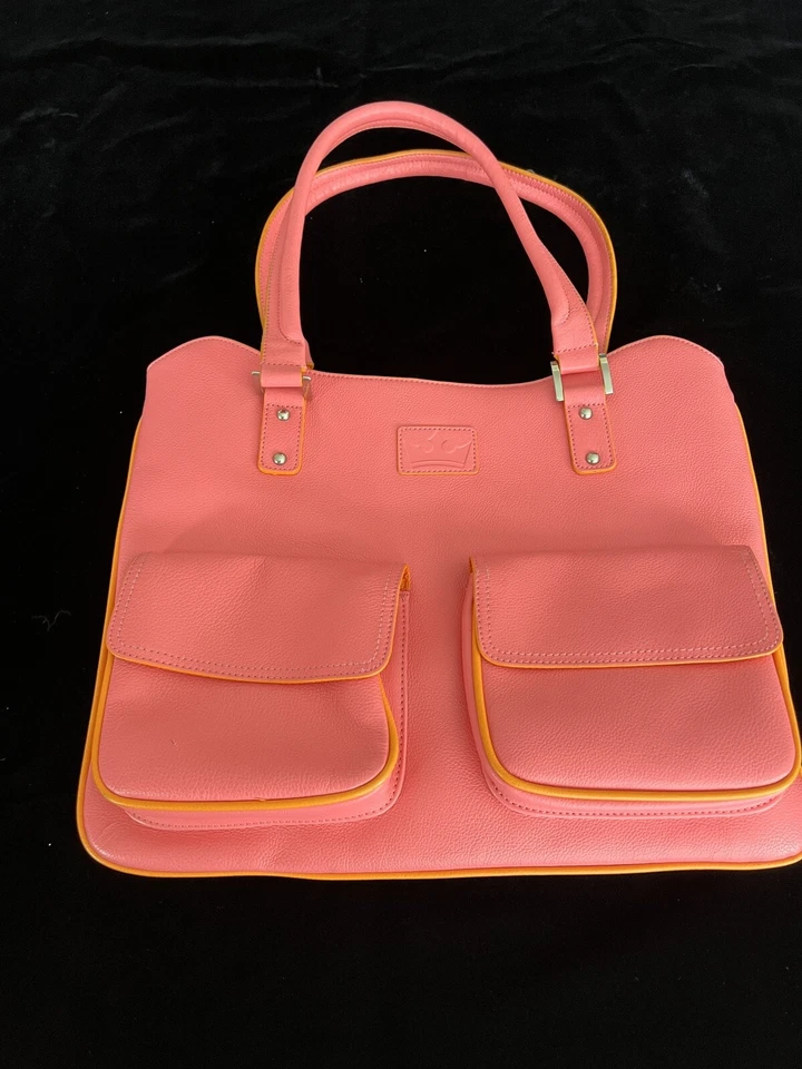 Baekgaard 泡泡胶/探戈芒果平底工装皮革托特包二手状况完好 — 第 4/4 张图片