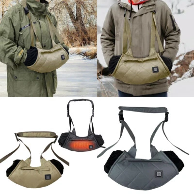 MARKENLOS USB Elektrisch Handwärmer Tasche beheizte Hand Muff Heizkissen Outdoor Camping！