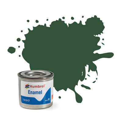 Humbrol No.78 Cockpitgrün Matt Finish Emaillelack 14ml Tinlet