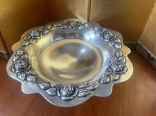 SANBORNS STERLING MEXICO AZTEC ROSE PEDESTAL BOWL