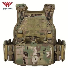 1000D Nylon Quick Release Modular Vest, Camouflage Lightweight Vest