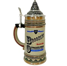 Brooklyn Oktoberfest Beer Stein Made in Germany NYT Limited Edition 128/130 NEW!