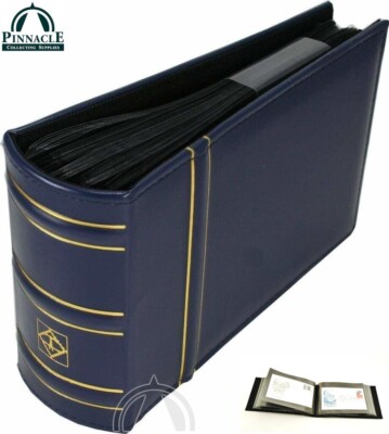 Album for 100 First Day Covers, Letters, Envelopes or Postcards DARK BLUE