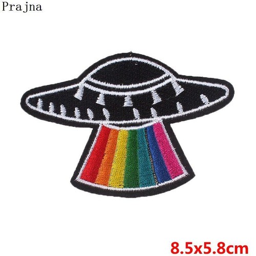 Alien UFO Patch-Heat-Adhesive Embroidered Iron On Patches Clothing DIY Accessory - Picture 29 of 33