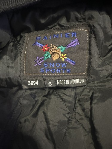 Rainier Snow Sports Jacket Size 6 - Picture 7 of 8