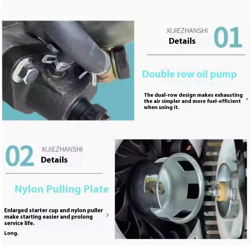 Small diesel engine 168f single-cylinder air-cooled micro-tiller pump generator - Image 3 of 4