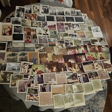 Lot of 200 Found Family Photos Vintage Spanning Range Of Decades and Types DD1