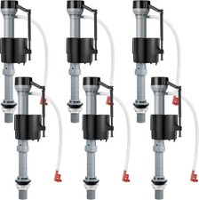 6 Pack Toilet Fill Valve Replacement, Height Adjustable Universal Toilet Tank Fl