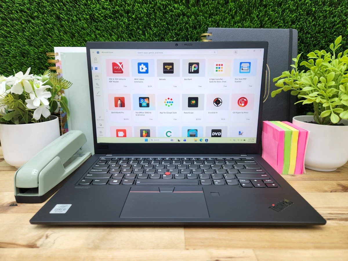 Lenovo ThinkPad X1 8 GB RAM PC Laptops & Netbooks 256 GB SSD