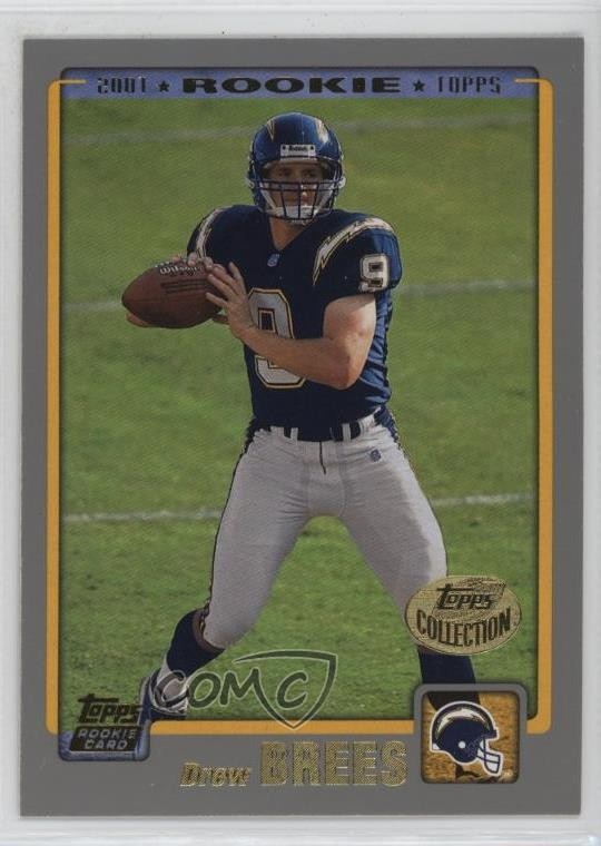 2001 Topps Topps Collection Drew Brees #328 Rookie RC