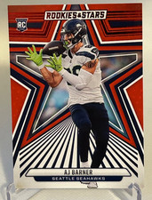 2025 Rookies & Stars AJ Barner Rookie RC Seattle Seahawks