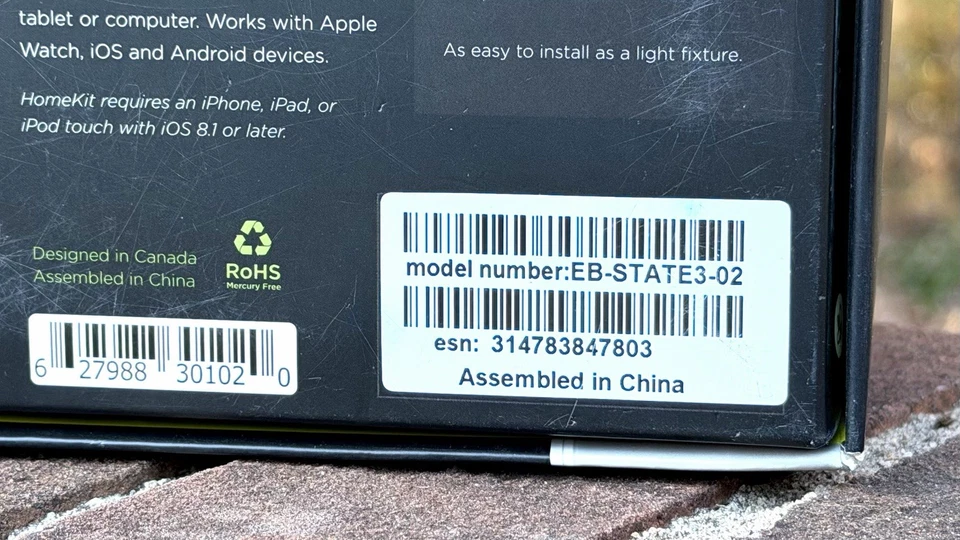 ecobee Smart Thermostat FABEBSTATE302 Wi-Fi Model + Room Sensor Home Control - Image 3 of 4