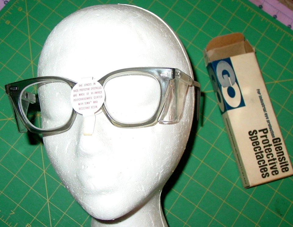 Gafas de seguridad Glendale de colección lentes recubiertas Wayfarer marcos laterales nuevos en stock EE. UU. Foto 2 de 4