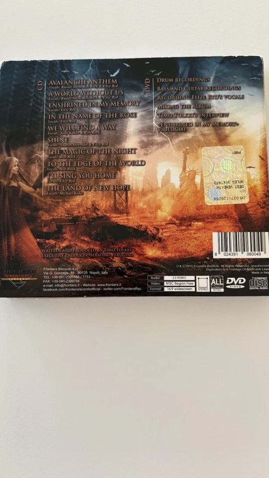 Timo Tolkki's Avalon CD/DVD Deluxe The Land Of New Hope Sehr Gut - Bild 2 von 2
