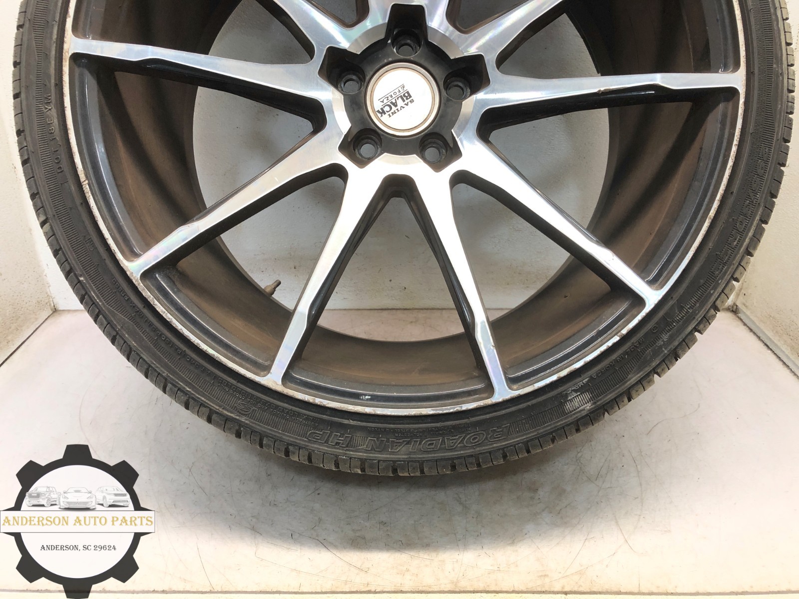 SAVINI BLACK DI FORZA BM12 WHEEL RIM 22X10.5 295/30/R22 #NOTES