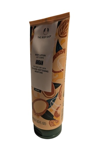 The Body Shop Loción Corporal Argán 200ML 6.7 FL OZ Nueva Loción Vegana - Imagen 3 de 12