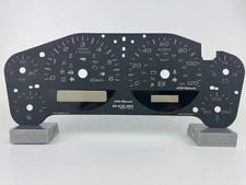 US Speedo Black Gauge Face for 2007-2013 Chevy & GM Truck/Suv Clusters (Gas)