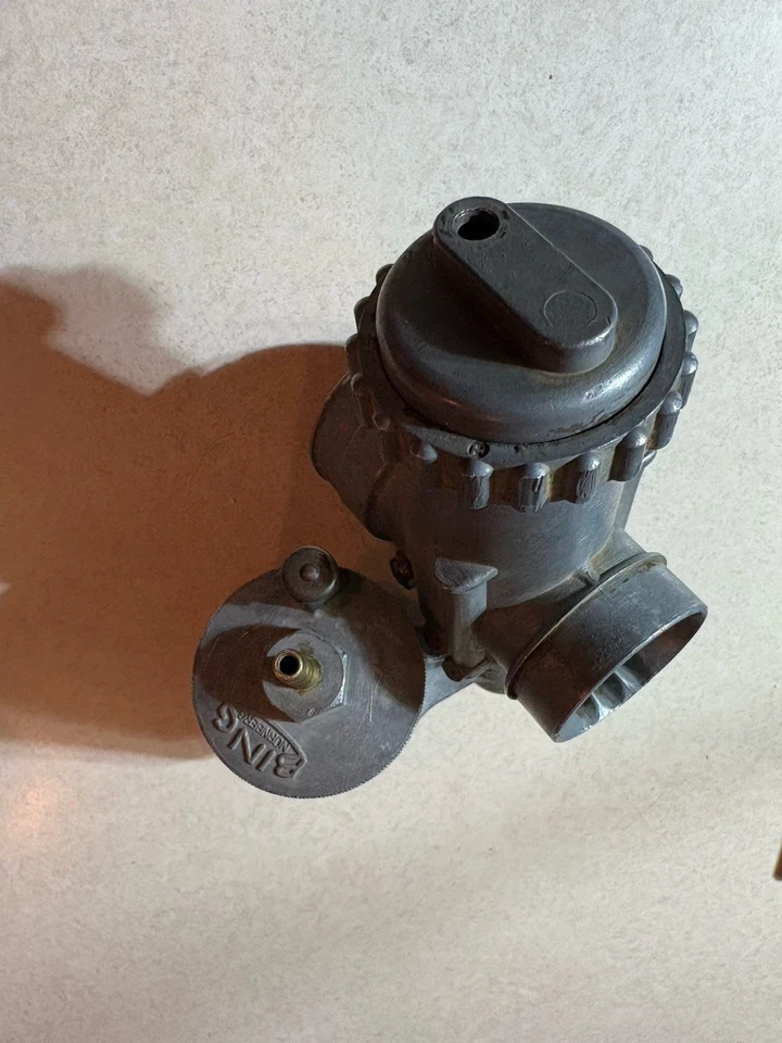 Maico 360 Gelandesport Carburetor Bing Type 124 1/30/2 Side Bowl Slide Carb EUC! - Image 3 of 4