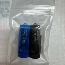 New 2 Pack USB 32GB Blue Black