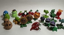 Conjunto de mini figuras Plants vs. Zombies lote mixto girasol peashooter Chomper