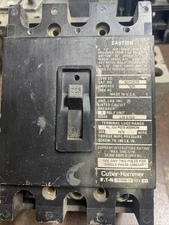 Cutler Hammer CCH3225 225 Amp 240V 3 Pole CCH Circuit Breaker-
