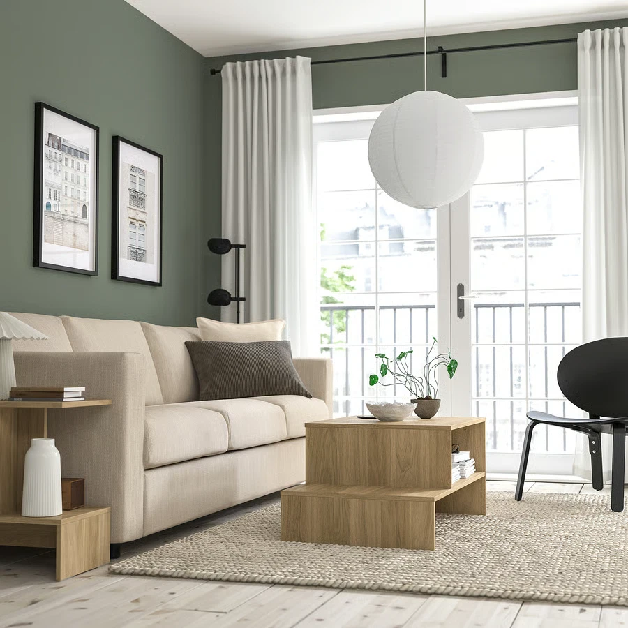 IKEA GULLSUDARE Pendant Lamp Shade White Handmade Rice Paper Decor 17 3/4" New - Image 3 of 4