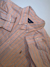 Polo Ralph Lauren Classic Fit Oxford Stripe Button Down Shirt Preppy Pony