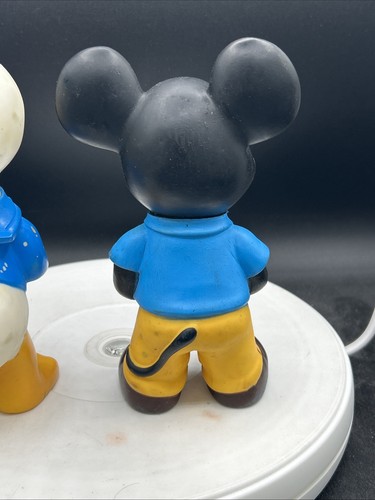 Vintage 7.5" Walt Disney Productions Donald Duck & Mickey Mouse Squeaker - Japan - Picture 6 of 8