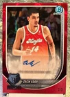 2025 Bowman Basketball Red Lava Refractor Zach Edey #BCA-ZE