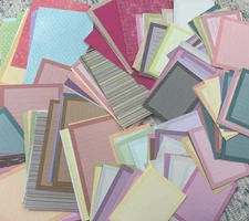 Creative Memories Huge Lot Of Photo Mats And Journaling Boxes-  Over 220!