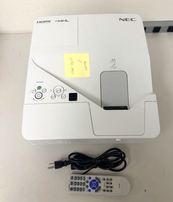 NEC NP-UM361X Ultra Short Throw Projector 3600 Lumens 3LCD 1080p HDMI  Low Hour