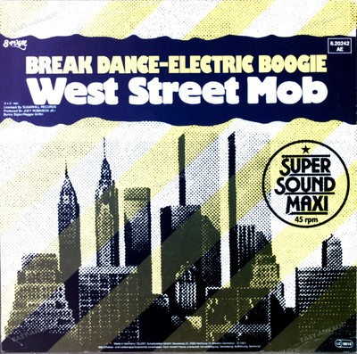West Street Mob - Break Dance - Electric Boogie Maxi (VG) .