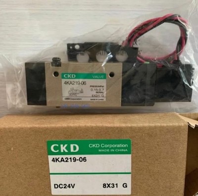 CKD 4KA219-06-DC24V Solenoid Valve New KD *vv