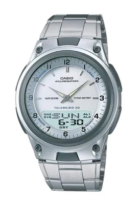 Versand aus Deutschland AW80D-7AV  Casio 5 ATM Ana Digi Weltzeit Alarm OVP - Bild 1 von 3