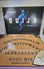 Vintage 1960s William Fuld Ouija Talking Mystifying Oracle Board Parker Brothers