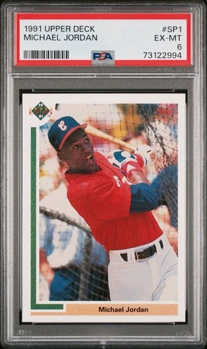 1991 Upper Deck Michael Jordan  #SP1 PSA 6 EXMT: Baseball Rookie 🎯