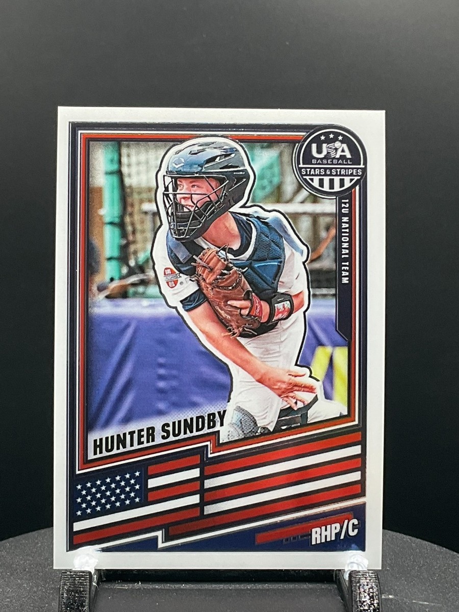 2026 Panini Stars & Stripes Prizm USA Baseball #65 Hunter Sundby