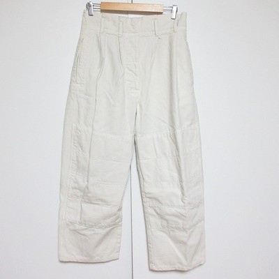 LEMAIRE Lemaire Wide Denim Pants, Size 34, White Women USED