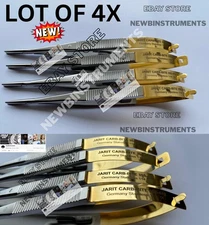 Jarit Needle Holder Castroviejo Carb-Bite Smooth Tip Straight 5-3/4" Lot of 4x