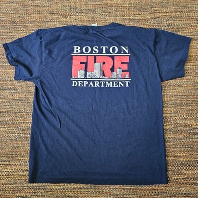 Gildan Boston Fire Department BFD North End Engine 8 Ladder 1 Shirt XL