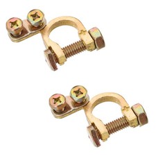  1Pair Heavy Duty Car Battery Terminal Clamps - Top Post Battery Terminal for RV
