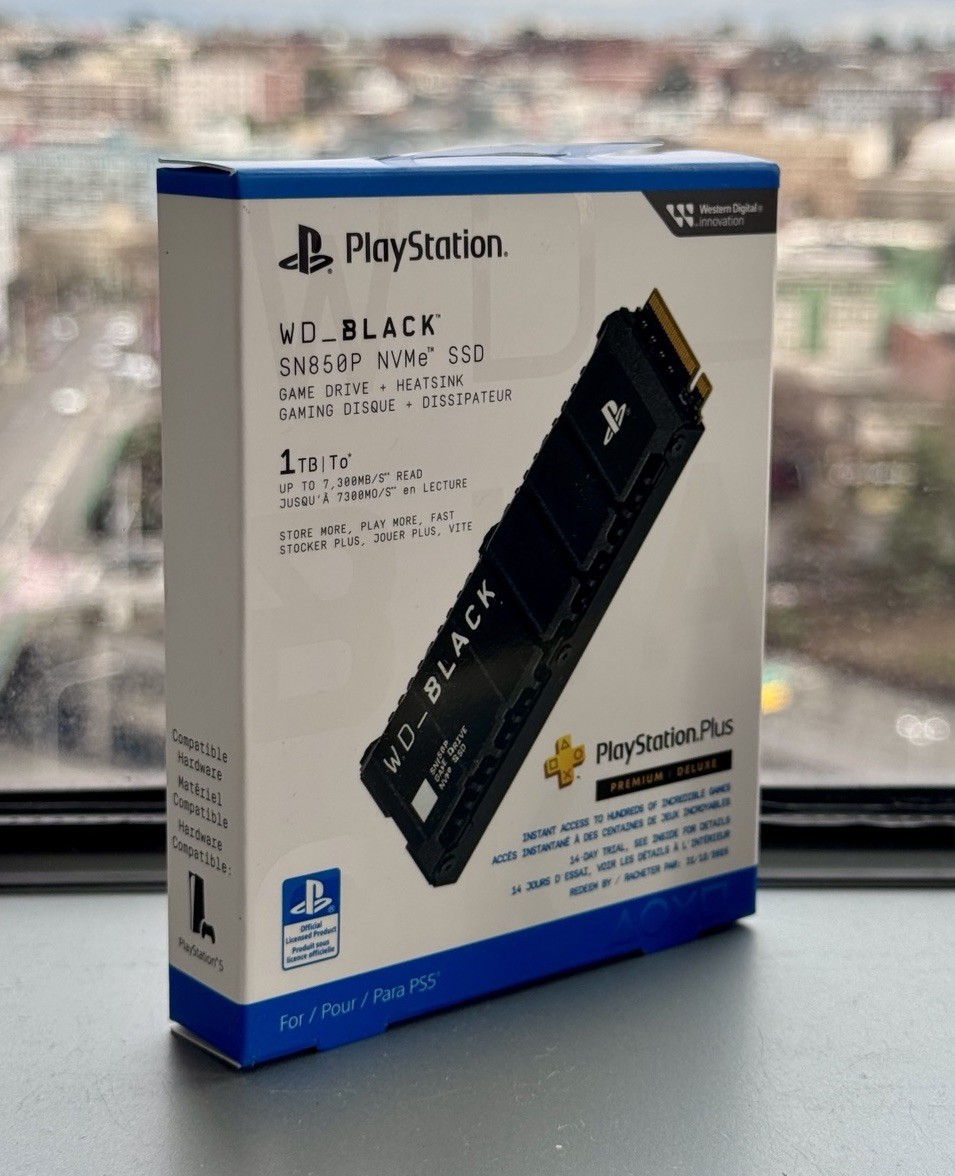 WD - Black 1TB SN850P HS for PS5: External SSD for PlayStation 5