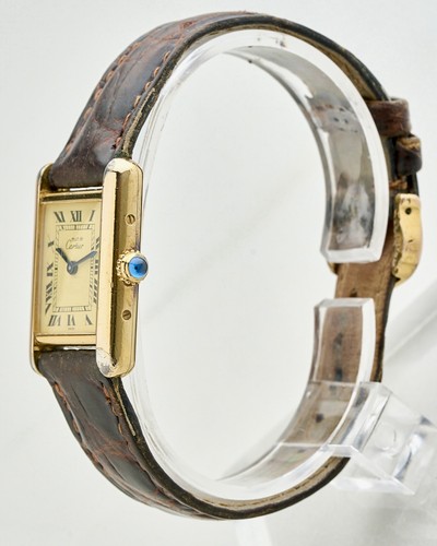 Cartier ‘Must De’ Tank Box & Papers ‘1992’ Ladies Vintage 24mm Watch, Serviced - Picture 11 of 21