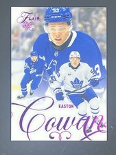 2025-26 Flair Easton Cowan Backcheck RC 108/199 Toronto Maple Leafs
