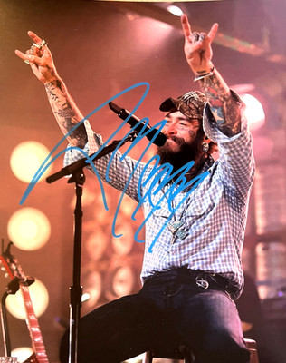 POST MALONE Hand Signed 8x10'' Authentic REAL Original Autograph w/COA