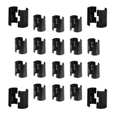 Wire Shelf Clips, Shelving Lock Clips 20 Pairs 40 Pieces for Black 