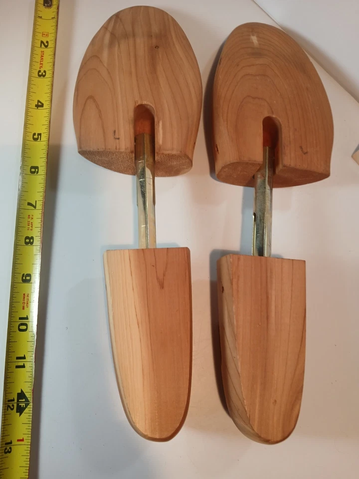 Camilla modeladora vintage para hombre Rochester Shoe Tree Company inserciones de madera talla L Foto 2 de 2