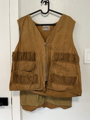#ad Vintage BrushMaster Hunting Vest – Shotgun Shell Holder – Water Repellent $25.99
