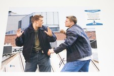 LEONARDO DICAPRIO MATT DAMON SIGNED 'THE DEPARTED' 11x14 MOVIE PHOTO BECKETT COA