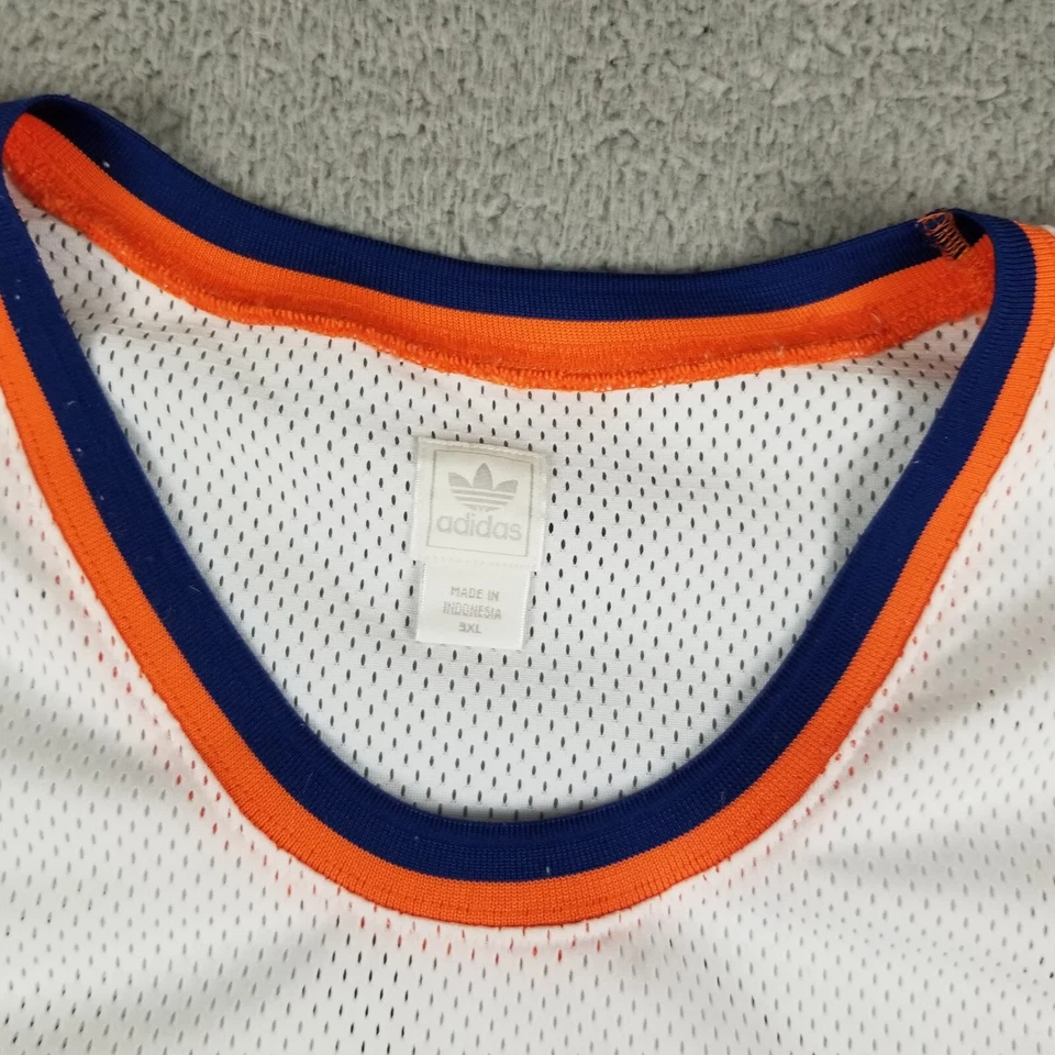 Vintage Adidas Patrick Ewing New York Knicks Jersey Men 3XL White Sewn Trefoil - Image 2 of 4